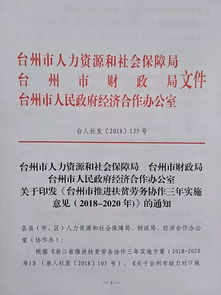 喜訊 臺州東西部扶貧勞務協(xié)作上榜中國就業(yè)十件大事地方就業(yè)創(chuàng)新事件