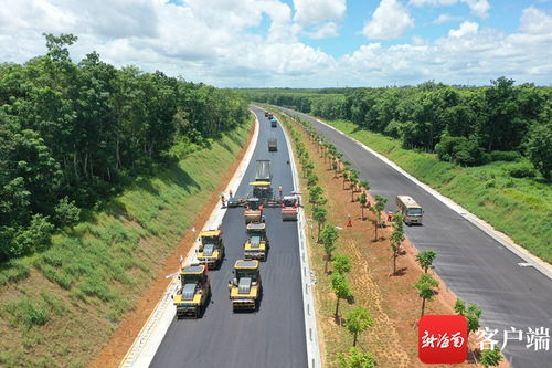 g360文臨公路路面4標瀝青中面層試驗段成功鋪筑